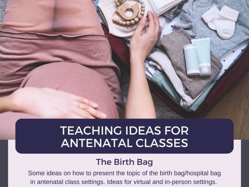 Birth Bag – Teaching Ideas for Antenatal Classes